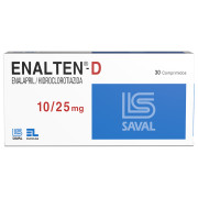 Enalten-D Enalaprila 10 mg 30 Comprimidos Ranurado