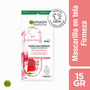 Garnier - Ampolla Mascarilla Tela Efecto Firmeza Extracto de Sandia