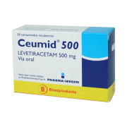 Ceumid 500 Levetiracetam 500 mg 30 Comprimidos