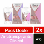 Pack 2 unidades Clinical Mujer Crema 48 Grs