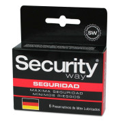 Security Way Seguridad 6 Preservativos