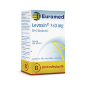 Levoxin Levofloxacina 750 mg 10 Comprimidos