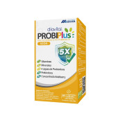 Probiplus Kids con Probióticos, Prebióticos, Vitaminas, Minerales y Extracto Edelberry 30 Comprimidos masticables sabor berries