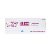 Eliquis Apixaban 2,5 mg 60 Comprimidos Recubiertos
