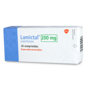 Lamictal Lamotrigina 200 mg 30 Comprimidos Dispersables