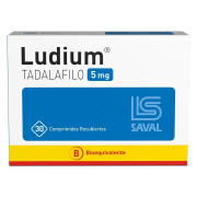 Ludium Tadalafilo 5 mg 30 Comprimidos Recubiertos