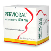 Pervioral Valaciclovir 500 mg 42 Comprimidos Recubiertos