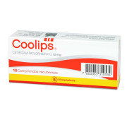 Coolips Cetirizina 10 mg 10 Comprimidos Recubiertos
