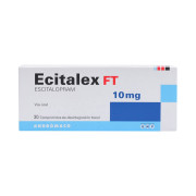 Ecitalex FT Escitalopram 10 mg 30 Comprimidos