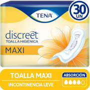 Toalla para Incontinencia Urinaria Maxi 30 Unidades