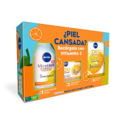 Pack  Q10 Energy Anti-arrugas Anti-fatiga Crema de día 50ml + Micelar Energy 400ml + Mascarilla Papel Q10 Energy 1un