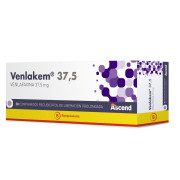 Venlakem Venlafaxina 37,5 mg 30 Comprimidos Recubiertos