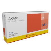Akan Montelukast Sódico 4 mg 30 Comprimidos Masticables
