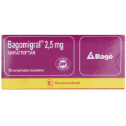 Bagomigral Naratriptan 2,5 mg 10 Comprimido Recubiertos