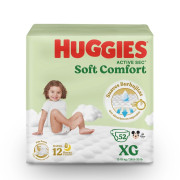 Pañales Huggies Soft Comfort 4/XG 52 Un