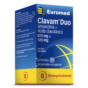 Clavam Duo Amoxicilina 875 mg 20 Comprimidos Recubierto