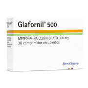 Glafornil Metformina 500 mg 30 Comprimidos Recubiertos