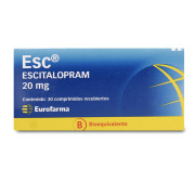 Esc Escitalopram 20 mg 30 Comprimidos Recubiertos