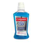 Plax Enjuague Bucal Solución Ice con Fluor Mega Refrescante 12 Hrs de Protección 500 mL