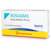 Rosugras Rosuvastatina 20 mg 30 Comprimidos Recubierto
