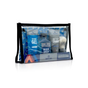 Blue Shave Gel 60 mL + After Shave Lotion 60 mL + Shower Gel 120 mL + Hisopo