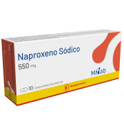 Naproxeno de Sodio 550 mg 10 Comprimidos Recubiertos