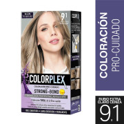 Coloración Permanente Pre-Cuidado Strong-Bond 9.1 Rubio Extra Claro Ceniza