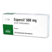 Espercil Ácido Tranexámico 500mg 20 Comprimidos Recubiertos