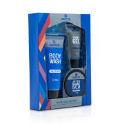 Blue Body Wash + Shave Gel + Shave Balsamo