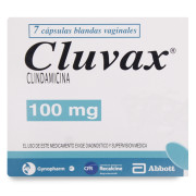 Cluvax Clindamicina 100 mg 7 Cápsulas Vaginal