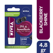 Bálsamo Labial Nivea Blackberry Shine 4,8g