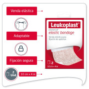 Elastomull Venda de Gasa 10 cm x 4 mts 2 Und.