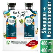 Pack Shampoo Repair Argan Oil of Morocco 400 mL + Acondicionador 400 mL