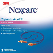 Tapones de oído reutilizables con estuche