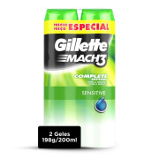 Mach3 Sensitive Gel Para Afeitar 400 ml