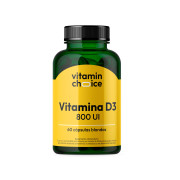 Vitamin Choice Vitamina d 800 UI 60 Cápsulas Softgel
