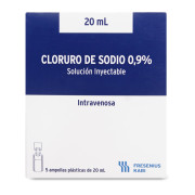 Sanderson Cloruro De Sodio 0,9% Solucion Inyectable 5 Ampollas de 20 mL