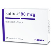Eutirox 88 Levotiroxina 88 mcg 50 Comprimidos