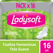 Toalla Higiénica Día Normal Tela Suave 16 unidades