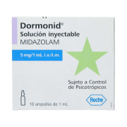 Dormonid Midazolam 5 mg 10 Ampollas