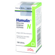 Humulin-N Insulina Humana Protamina Zinc 100 UI 1 Ampolla