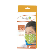 Mascarilla Desechable Plana para Niños 3 Unidades