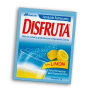 Disfruta Sabor Limón Polvo Efervescente 1 Sobre