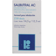 Salbutral Salbutamol 100 mcg/DS Bromuro de Ipratropio 20mcg/DS Inhalador Bucal 250 Dosis