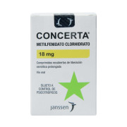 Concerta Metilfenidato 18 mg 30 Comprimidos