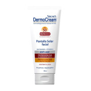 Pantalla Solar Facial Dermocream Spf50 Uvb/Uva Anti-Age 80 mL