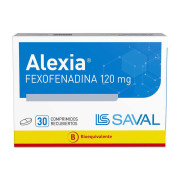 Alexia Fexofenadina 120 mg 30 Comprimidos Recubierto