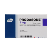 Prodasone Acetato de Medroxiprogesterona 5 mg 20 Comprimidos