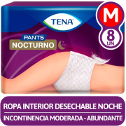 Ropa Interior Desechable Pants S/M Nocturno X8