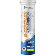B-Complex + Magnesio 20 Tabletas Efervecentes Sabor Limón